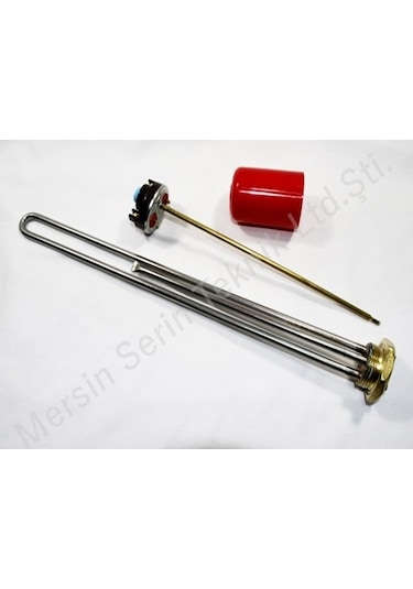 Güneş Enerji Isıtıcı Rezistansı 60cm Krom 3000w+termostat+kapak