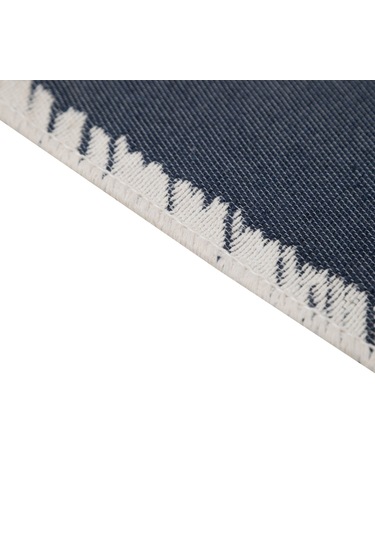 Mudo Home Larıssa Frame Fısh Kilim Lacivert Beyaz 80x150 Diğer