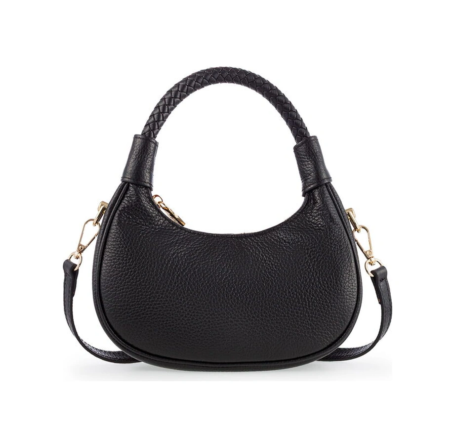 Bilik Deri Mini Siyah Kadın El Çantası Blm 7560-r Siyah