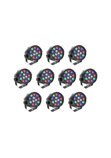 Gajeena 30w Rgbw 12 Led Işık Profesyonel Sahne Parlaması - Dmx-512 Kontrol, Stroboskop Efekti, Ac 90-240v Avrupa Standartı Diğer