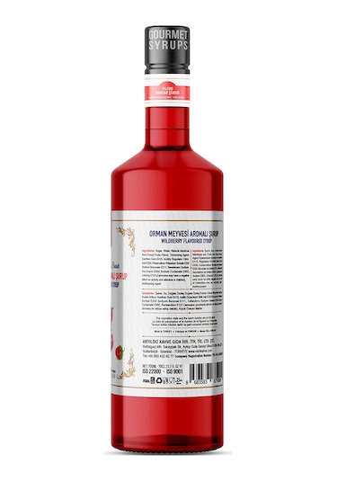Nish Orman Meyvesi Aromalı Şurup 700 Ml - Pet Şişe