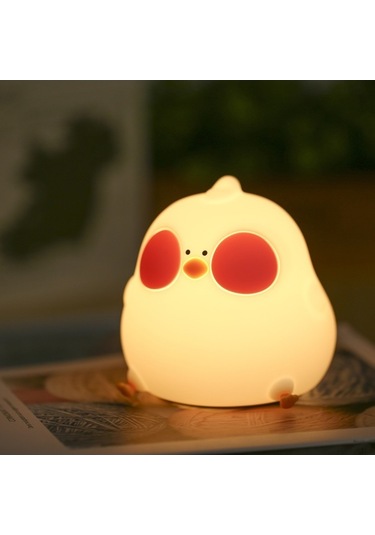 Ulzyvf Neoglint Tavuk Gece Lambası - Rgb Renk Değiştiren Şarj Edilebilir Bebek Lambası Diğer