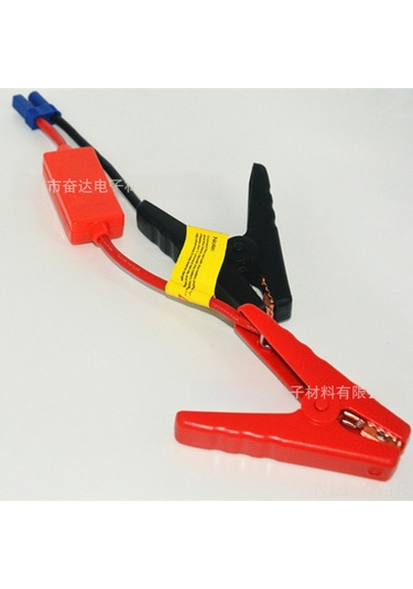 Yifomall Araç Acil Başlatma Klipsi: 10 Numara Silikon Kablolu, Ters Şarj Koruma, Standart Tasarım, Çakmak Klipsi Ek Kablosuz