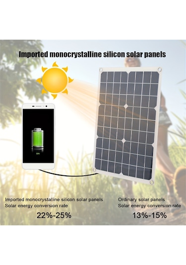 Adet 40w Güneş Paneli Seti, Çift Usb Bağlantı Noktalı Ve 100a Güneş Kontrol Cihazı
