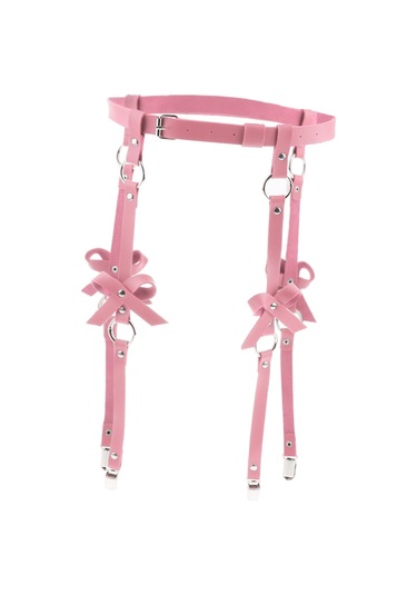 Suntek Kadın Punk Deri Ayarlanabilir Vücut Koşum Bel Pembe-s Pembe S Çok Renkli