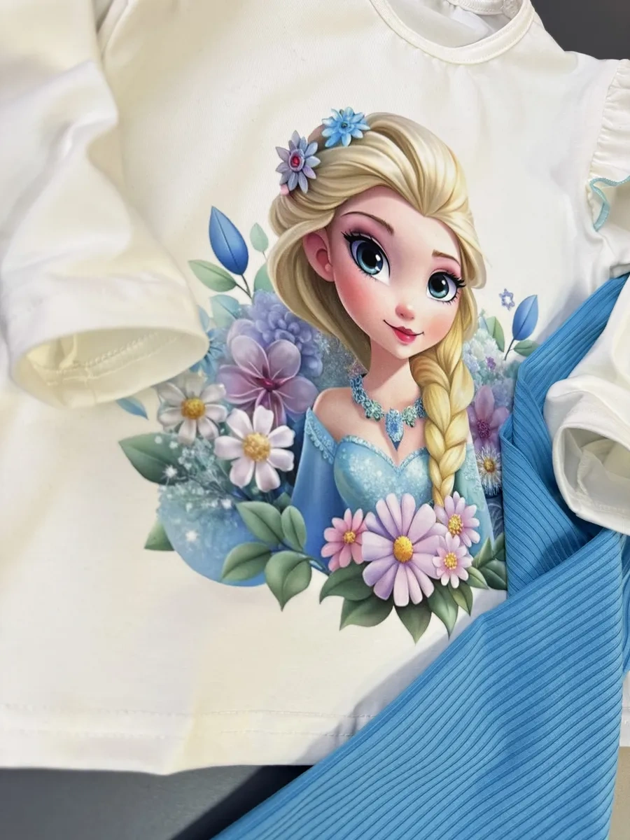 Z&s Kids Elsa Takımı Taytlar İçinde 37042009 Pembe