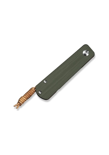 Civivi Slippy Sendy Milled Green & Red G10 Handle Satin Finished Nitro-v Blade Kamp Çakı Yeşil