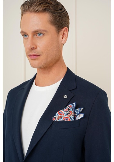 C 691 Slim Fit Lacivert Spor Ceket Lacivert