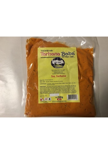 Tarhana Baba Yaş Hamur Acılı Tarhana 500 G