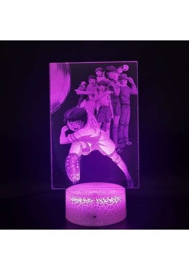 Wealthglow Renk Değiştiren 3d Dekoratif Şekilli Led Lamba - 12 Cm Qws78z Siyah