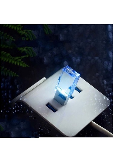 Novahub Kristal Flaş Işığı Usb 2.0 Flash Sürücü Araba Müziği 64gb Beyaz/ Diğer