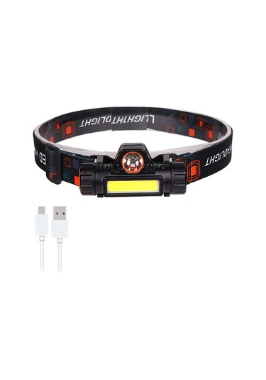 Şarjlı Dayanıklı Balıkçı Kafa Lambası Wt-056 Çok Renkli