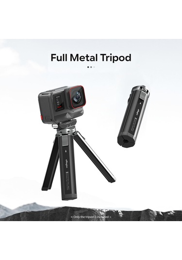 Springsun Amagisn Am11 Masaüstü Tripod Mini Seyahat Tripod Standı Metal Telefon Tripod 1/4 İnç Vida İle 2 Seviyeli Ayarlanabilir