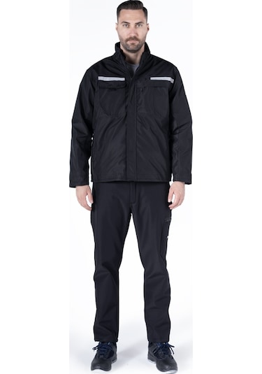 3'ü Bir Arada Mont Siyah