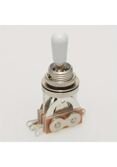 Tongdashop Les Paul Üç Pozisyonlu Gitarlar İçin Nikel Beyaz Başlıklı Dayanıklı Anahtar