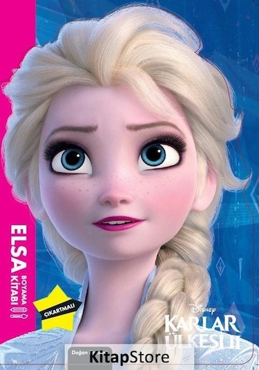 Disney Karlar Ülkesi 2 Elsa Maskeli Boyama Kitabı