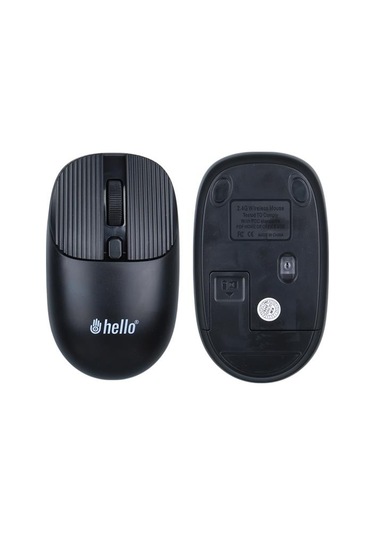 Hello Hl-21808 Siyah 1000 Dpı 2.4ghz Kablosuz Bluetooth Mouse Diğer
