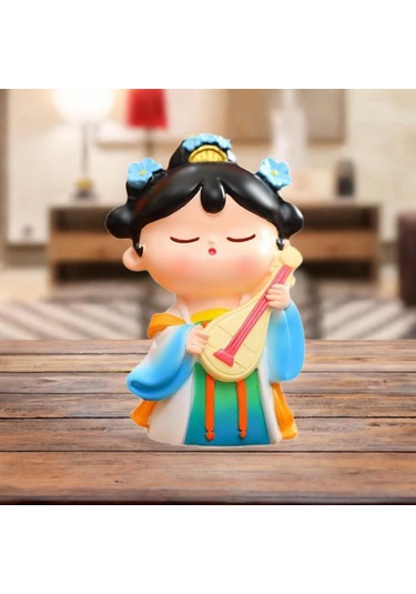 Suntek Çin Tang Kız Heykelcik Koleksiyonu 4,8cmx3,4cmx7,5cm