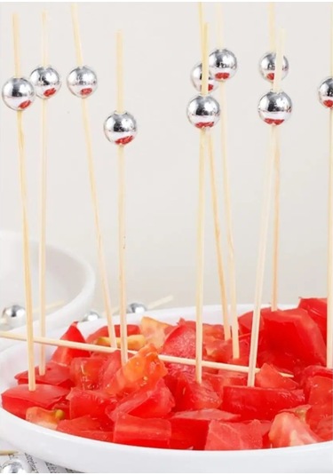 Safiko Market Kanep İçin Bambu Yapılmış Ahşap Şişler 100 Adet 151152421