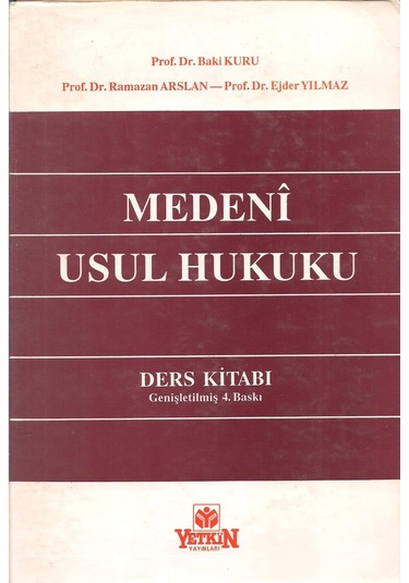 Medeni Usul Hukuku Ders Kitabı İmzalı