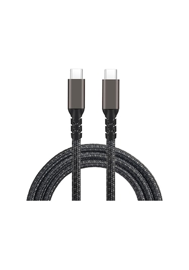 Siyah 2.jenerasyon Type-c To Type-c Usb3.2 Pd Data Kablosu 100w 20gbps 4k 60hz 3 Metre-