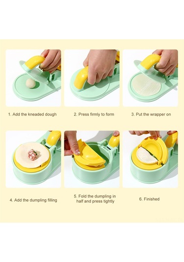 Honmex 3'lü 1 Hamur Ve Manti Oluşturucu, Ev Ve Restoran Mutfak Aleti, Pp Malzeme, Zaman Tasarruflu, Kolay Kullanım, Yeşil Açık Yeşil