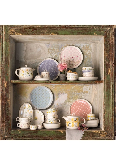 Korkmaz A8724 Aşiyan Collection 30 Parça Kahvaltı Takımı Çok Renkli