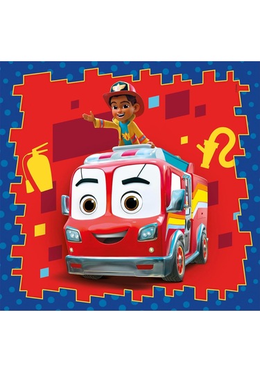 Clementonı 3x48 Super Kolor Firebuds Puzzle 25311