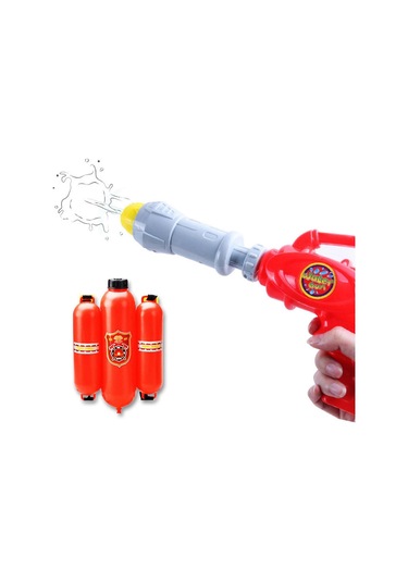 Söndürücü Şekilli Su Oyuncağı İtfaiyeci Sırt Çantası Su Oyuncağı Yaz Hediyesi İçin Çok Renkli