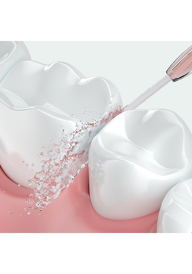 Enchen Mint 3 Pembe Pratik Kullanımlı Değiştirilebilir Başlıklı 3 Kademeli Şarjlı Ağız Duşu