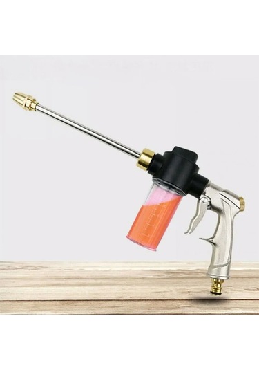 Techtic Metal Yüksek Basınçlı Köpük Hazneli Su Tabancası