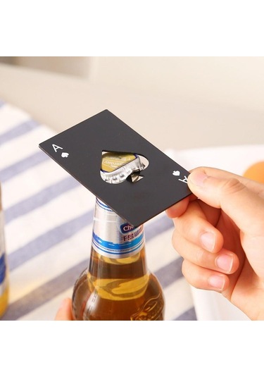 Valkyrie Poker Kart Maçı As'ı Paslanmaz Çelik Şişe Açacağı 001