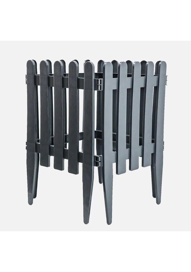 Omnipazar So-ıbc2 Eko İstanbul Bahçe Çiti 4'lü Set 40x59 Cm Antrasit
