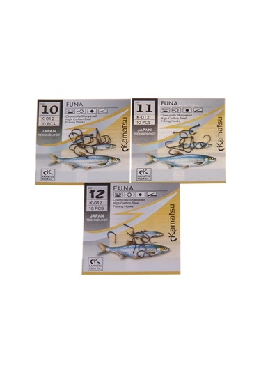 Balık Kral 50 Adet/grup Funa Size3-size12 Mustad Balıkçılık Anzol Dikenli Kanca Kanca Kanca Olta Takımı 5-package