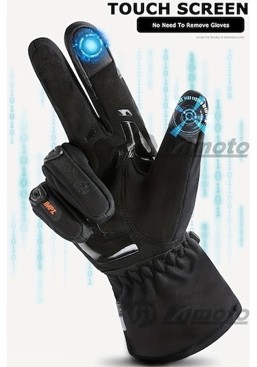 Symbee Suomy Kışlık Motosiklet Eldiveni: Su Geçirmez, Sıcak, Uzun Ve Düşmeye Karşı Dayanıklı