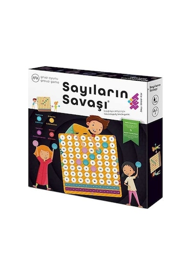 Sayıların Savaşı Zeka Ve Akıl Oyunu 7+ Yaş 2 Oyuncu
