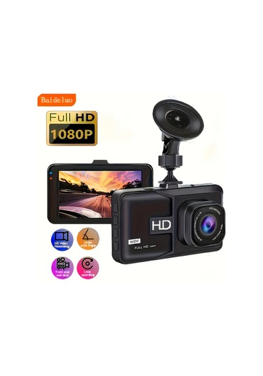 Dashanshop Baideluo 3 Inç Emniyet Kamerası Hd 1080p Single Hd Lens Gece Görüşü Döngü Kayıt