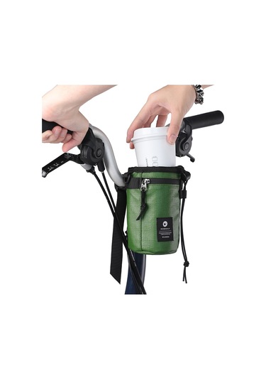 Rhınowalk Rk24933 Polyester Bisiklet Gidon Kök Çantası - Ordu Yeşil