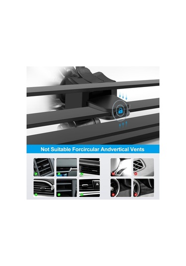 Agoodshop Magsafe Manyetik Araç Kablosuz Şarj Telefon Tutucu Telefon Braketi