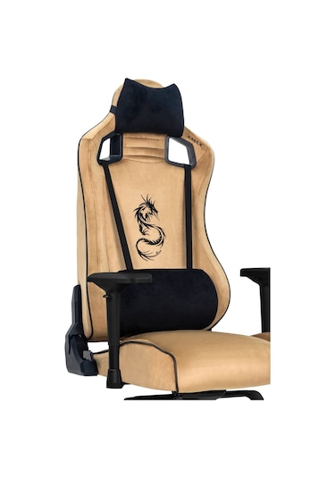 Pro Ayak Uzatmalı Kol Pedli Maximus Hardal Oyuncu Koltuğu Hardal