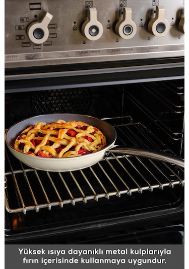 Karaca x Refika Swiss Crystal Creamy Metal Karnıyarık 30 Cm