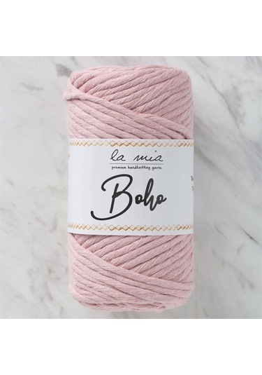 La Mia Boho Açık Pembe Büküm Makrome İpi - L185 - 33998