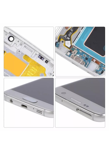 Samsung Galaxy Uyumlu S7 Edge G935 F Lcd Ekran Dokunmatik Çıtalı