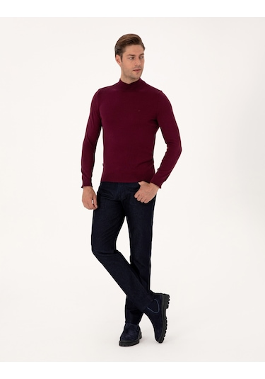 Pierre Cardin Erkek Bordo Kazak /triko 50314176-vr014 Bordo