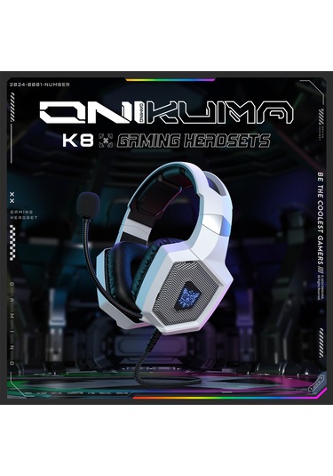 Maiyame Onıkuma K8 Kulaklık: Derin Bass, Led Işık, Esnek Mikrofon Ve Rahat Tasarım İle Oyun Deneyimi