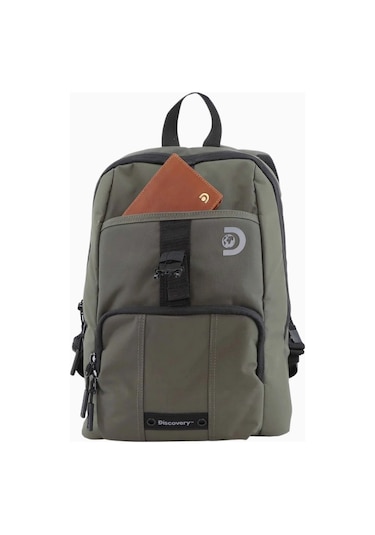 Discovery Shield Rpet City Backpack 10l Sürdürülebilir Günlük Sırt Çantası Haki 2