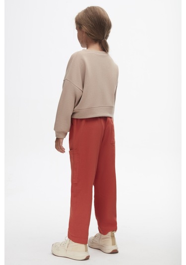 Nk Kids 37513 Kız Çocuk Vizon Kolej Sweat vizon