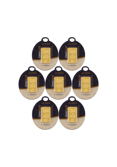 7 Gram 24 Ayar Külçe Altın (7x1)