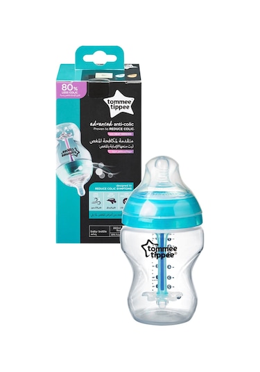 Tommee Tippee Gelişmiş Antikolik Biberon 260 ML Turkuaz
