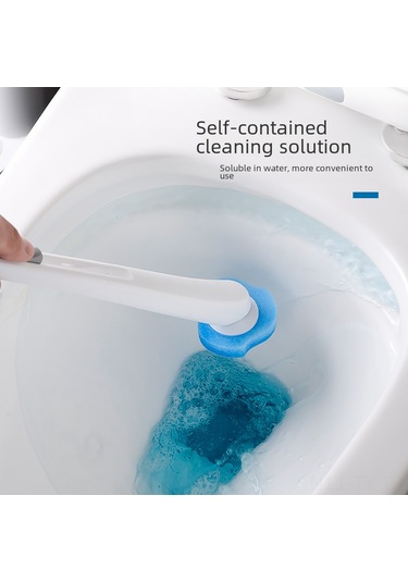 Teltree Ev İçin Tek Kullandım Atılan Tuvalet Fırçası Seti: Çözünür Değişim Ucu, Uzun Sap, Tüm Köşelerde Temizlik 8 Adet Değişim Ucu Diğer